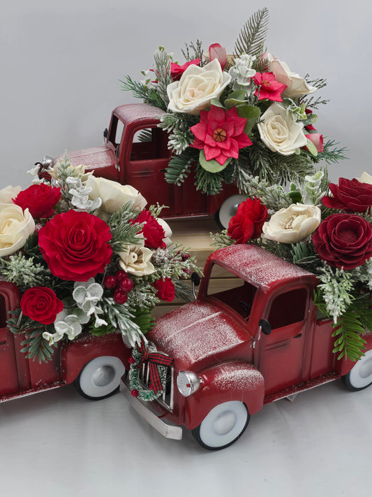 Lighted Christmas Trucks