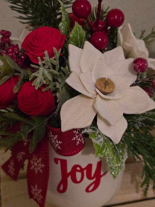 Christmas Pointsettia Mini Arrangement